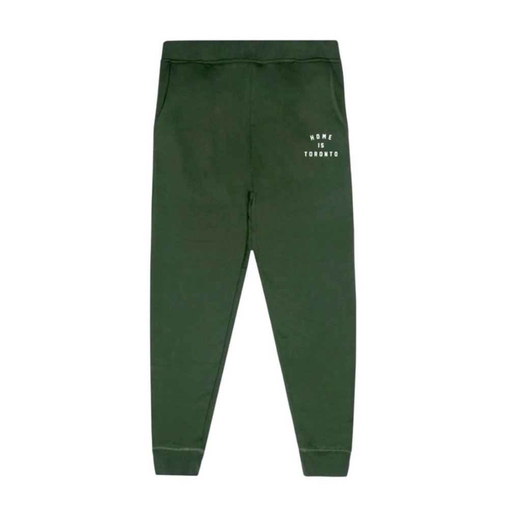 Peace Collective Size S “Home Is Toronto” Logo Sweatpants - Green